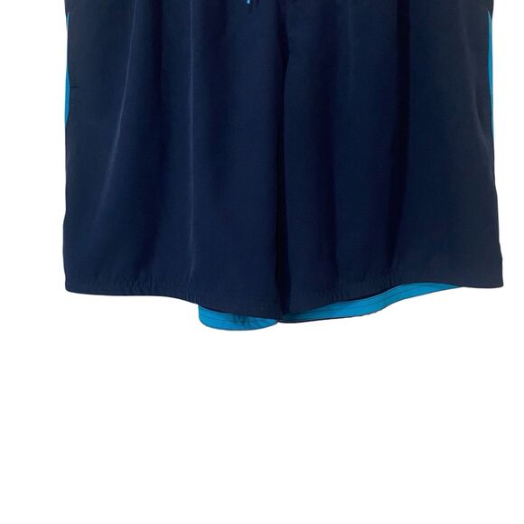 Nike Mens Size XL Repel Swim Trunks Board Shorts Elastic Waist Drawstring Blue - Picture 3 of 9